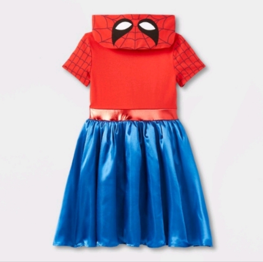 Girls Spiderman Dress XXL Costume Marvel NEW - Picture 10 of 10